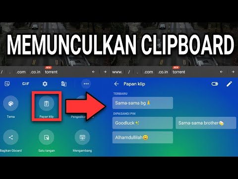 Video: Bagaimanakah saya boleh mengakses papan keratan pada telefon Android saya?