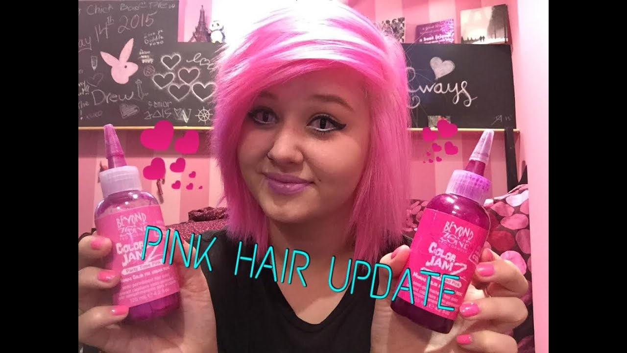 Pink Hair Update YouTube