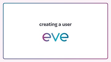eve - creating a user