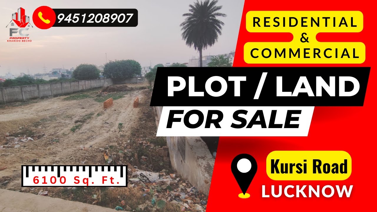 Main Kursi Road Plot for Sale in Lucknow Residential & Commercial
