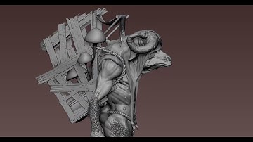 Zbrush Dynamic Cloth, First use.