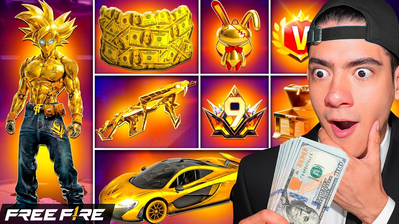 SOLO PUEDO USAR COSAS DE RICOS EN FREE FIRE 💰 - TheDonato