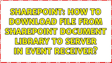 Sharepoint: How to download file from SharePoint document library to server in Event receiver?