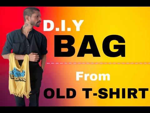 DIY BAG | OLD T-SHIRT | NO SEW - YouTube