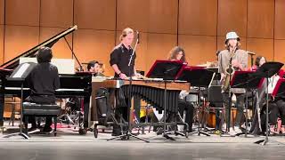 LBCC Jazz big band 2023- Andrew on drums 2