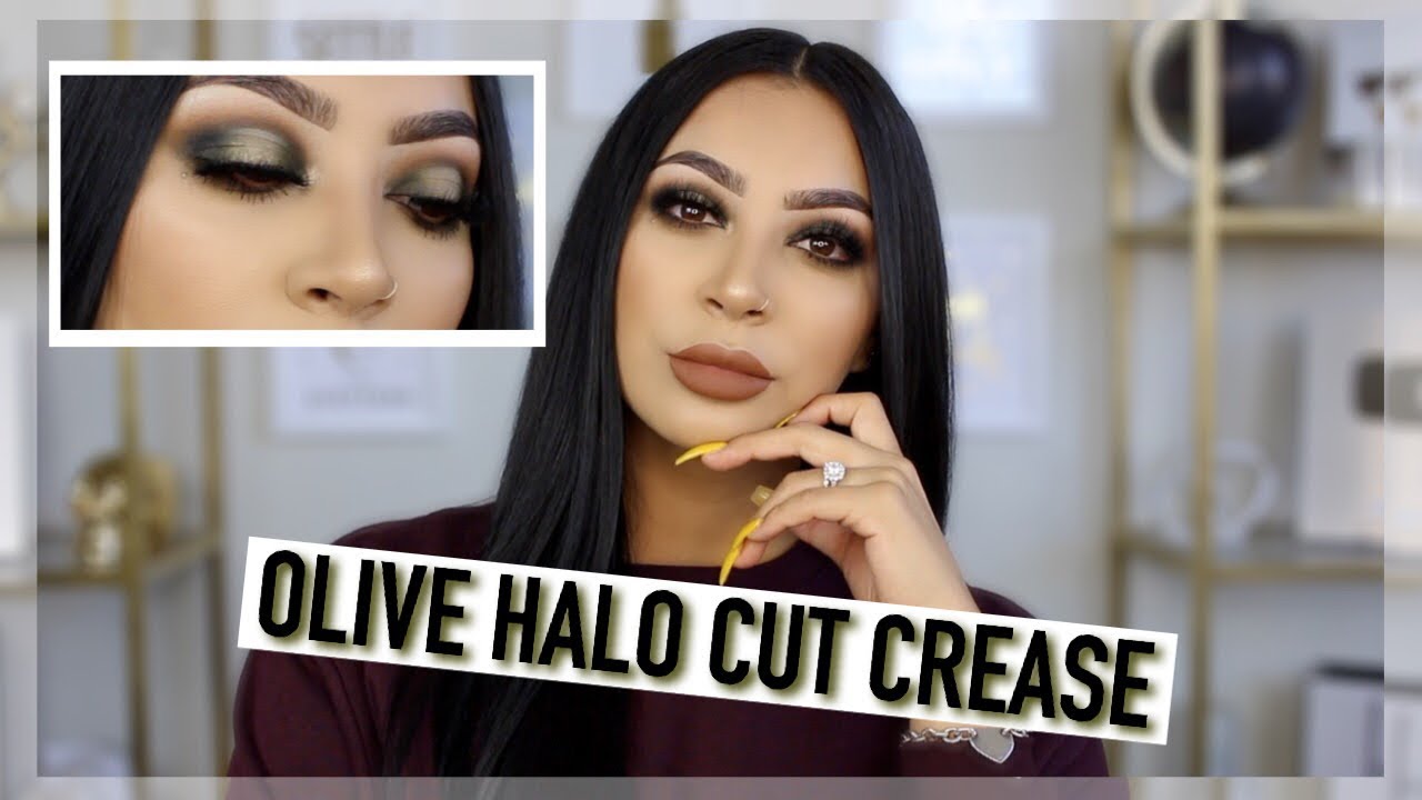 OLIVE HALO CUT CREASE || EVETTEXO