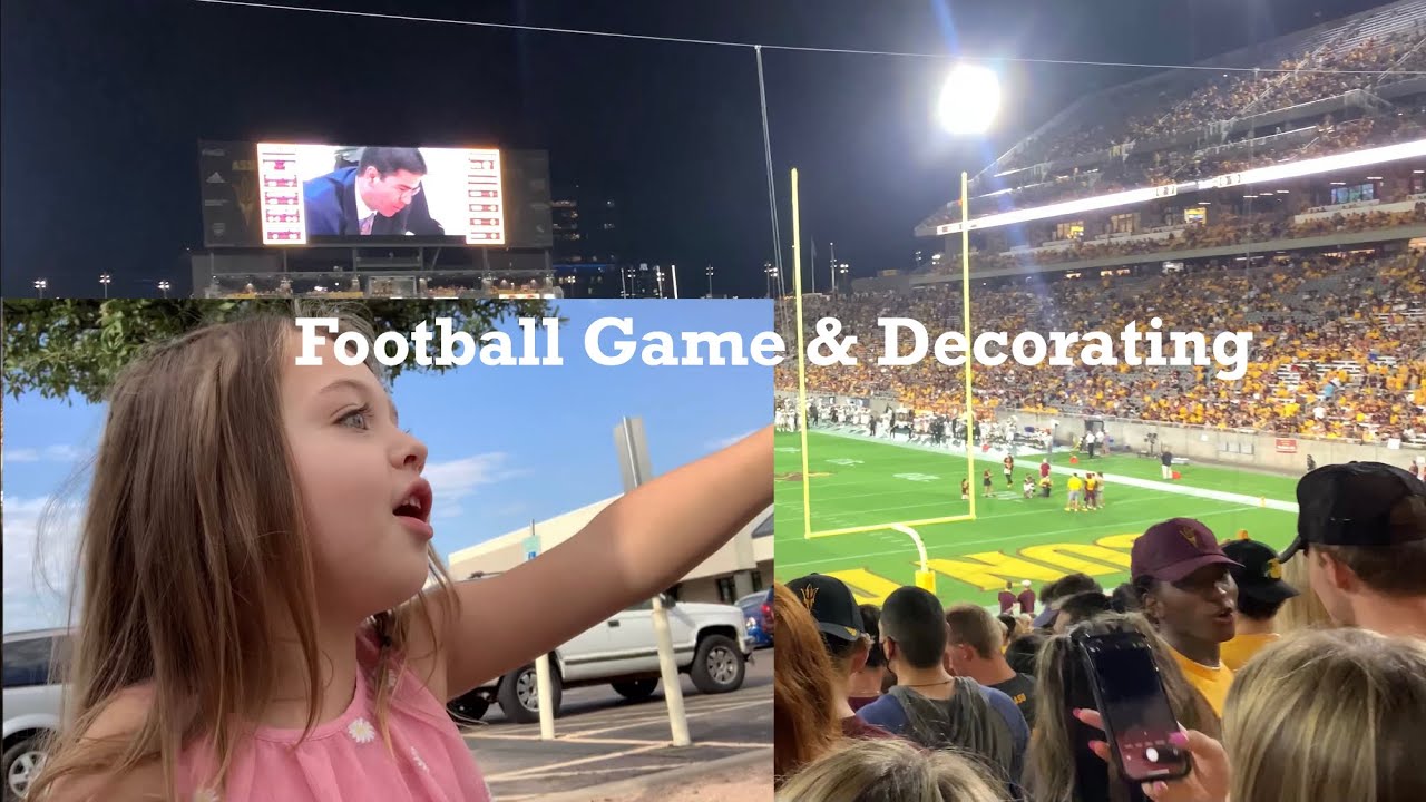 Vlog 42// ASU Football Game & Decorating For Halloween YouTube