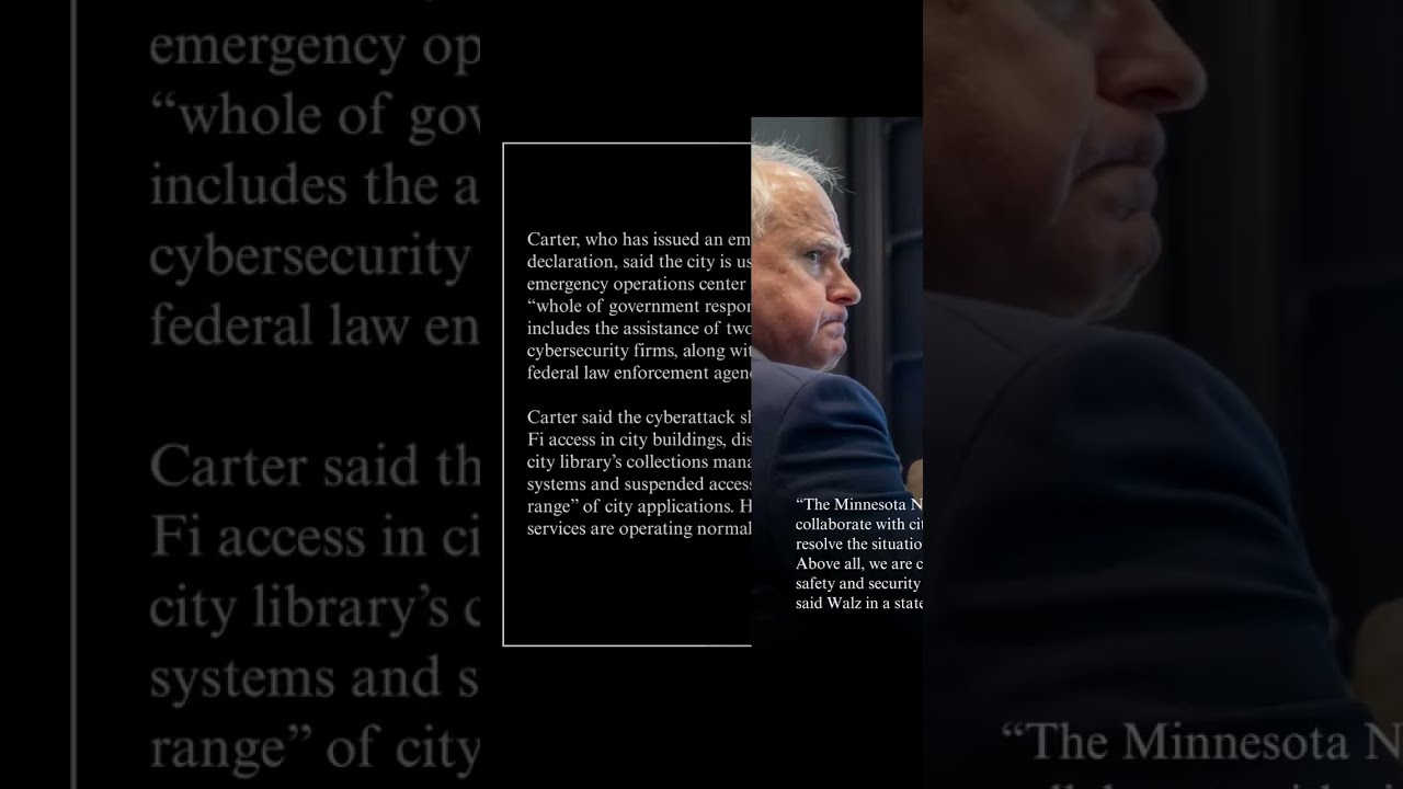 MN Gov Tim Walz Calls In National Guard To Respond Cyberattack What You Need Know 