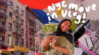 moving into my first nyc apartment at 17!! | vlog + empty apt tour