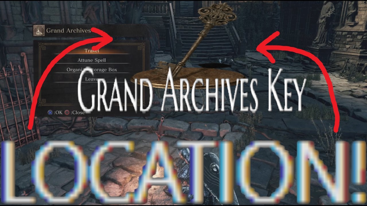 Grand Archives Key Location | Dark Souls 3 Guide - YouTube