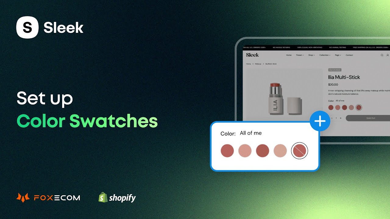 How to Set Up Color Swatches in Shopify to Boost Product UX & Sales ...