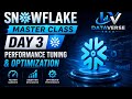 Snowflake Master Class: Day 3 -Query Optimization & Performance Tuning ❄️ | DataVerse Tech#Snowflake