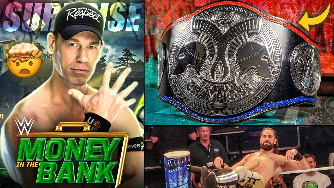 WHAT ! JOHN Cena SURPRISE AT MONEY in the BANK 2023, NEW TAG Team TITLES CONFIRMED, Seth Off AIR's Banner