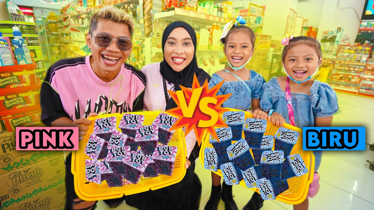 BERBURU POP TOY KOTAK BERHADIAH SESUAI BAJU 1 WARNA DI ALFAMART‼️ PART 2 KITA BORONG SAMPAI HABIS‼️😱