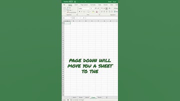 Quickly Move Between Sheets with this Keyboard Shortcut in Excel