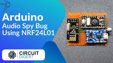 Build Audio Spy Bug using NRF24L01 and Arduino