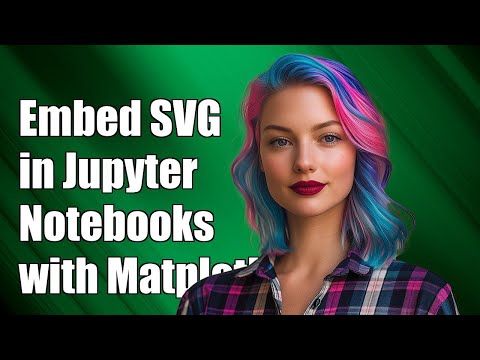 How to Embed SVG Output from %matplotlib Notebook Backend in Jupyter Notebooks