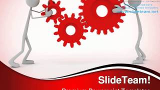 Persons With Cog Wheels Industrial PowerPoint Templates Themes And Backgrounds ppt themes