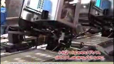 High Speed Wipe-On Print Apply Labeling