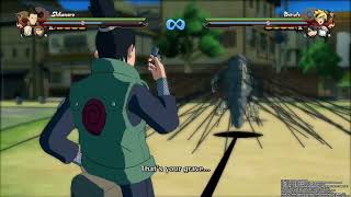 SHIKAMARU (GREAT NINJA WAR) JUTSU SHADOW PULL JUTSU