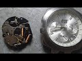 Change machine watch chronograph watch repair tutorials