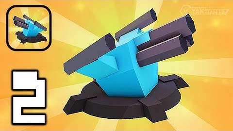 Merge Cannon Defense 3D - Gameplay Walkthrough Part 2 Tutorial Shooting Towers (Android,iOS)