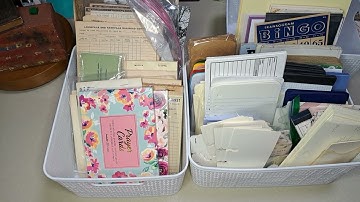 #Sorting Saturday - #2 My Stash: Revisiting MORE Ephemera & Organizing