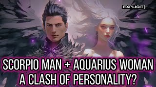 Scorpio Man & Aquarius Woman Love Compatibility : A Typhoon Of ATTITUDE #scorpio #aquarius