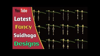 Fancy Light Weight Sui-Dhaga Daily Wear Jewellery Earrings Design In Gold