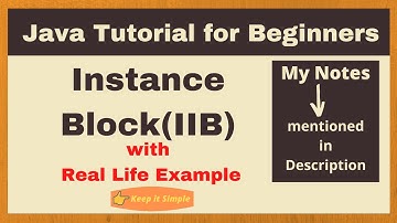 #6 Instanse Block in Java | Java Tutorials for Beginners