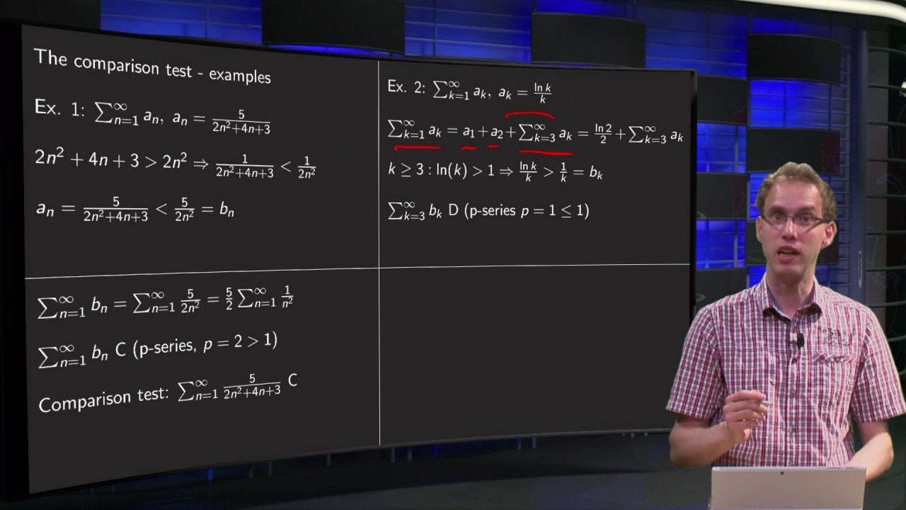 The comparison test - examples - YouTube