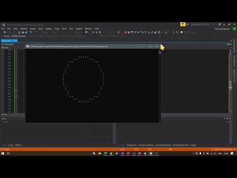 How to draw a circle in C++ console window?