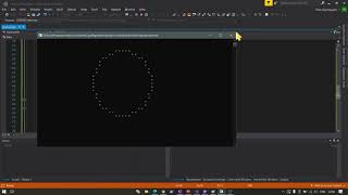 How to draw a circle in C++ console window?