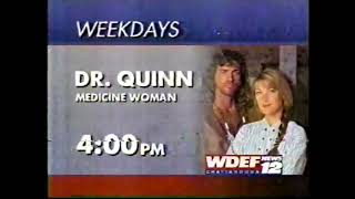 WDEF (CBS) Dr. Quinn: Medicine Woman Promo 1996