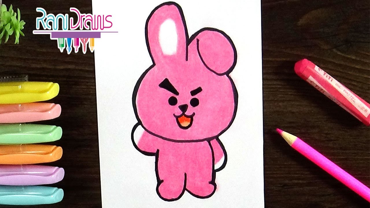 Cómo dibujar a COOKY (BT21) - How to draw COOKY (BT21) - thptnganamst.edu.vn