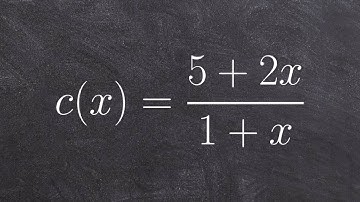 Find the x and y intercepts of a rational function