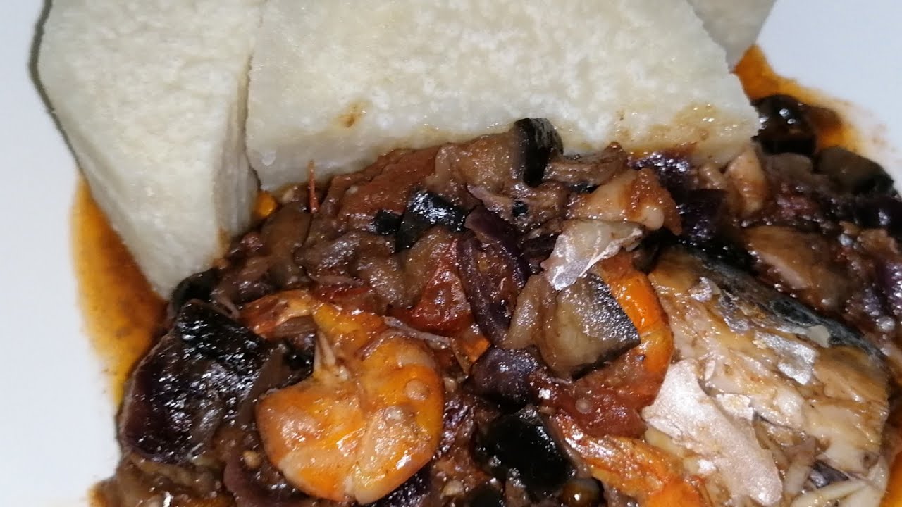 HOW TO COOK QUICK YAM AND GARDEN EGG YouTube