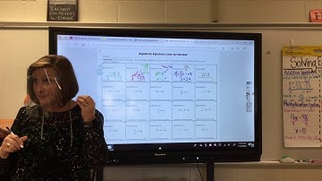 Algebraic Equations Color by Number