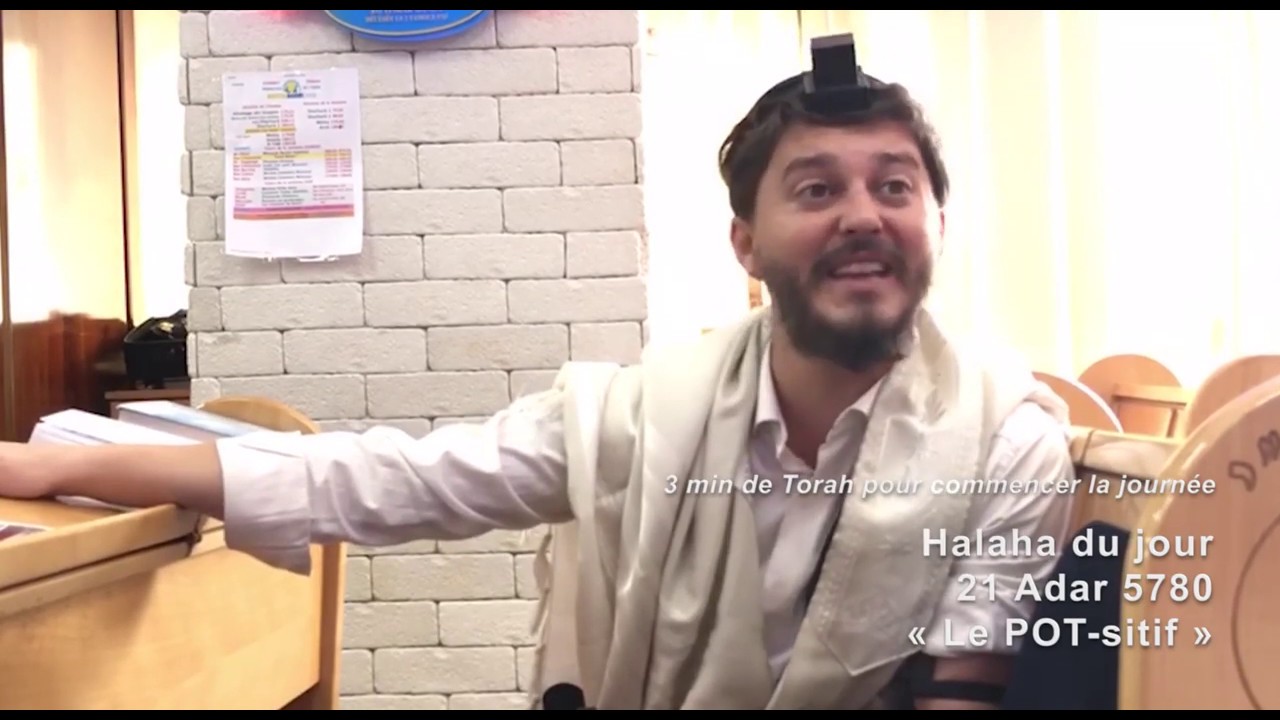 3MN DE TORAH POUR COMMENCER LA JOURNEE - LE POT-SITIF