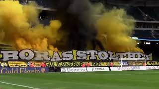 Helsingborgs IF  - IF Elfsborg, Cupfinal 2014 tifo, pyro