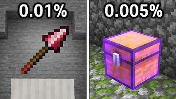 100 Rarest Minecraft Things
