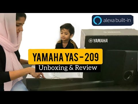 Yamaha YAS - 209 Sound bar: Wireless subwoofer and Alexa built-in ! DTS Virtual-X !