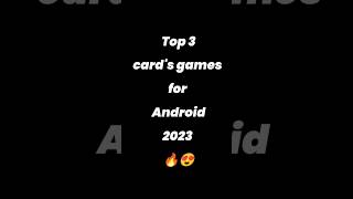 Best card's games for Android 2023 🔥💯 #shorts #cards screenshot 4
