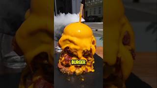 They Cover This Burger in a Golden Cheese Shell ???