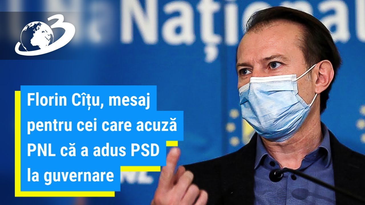 mammalian Retaliate snowman Florin Cîțu, mesaj pentru cei care acuză PNL că a adus PSD la guvernare -  YouTube
