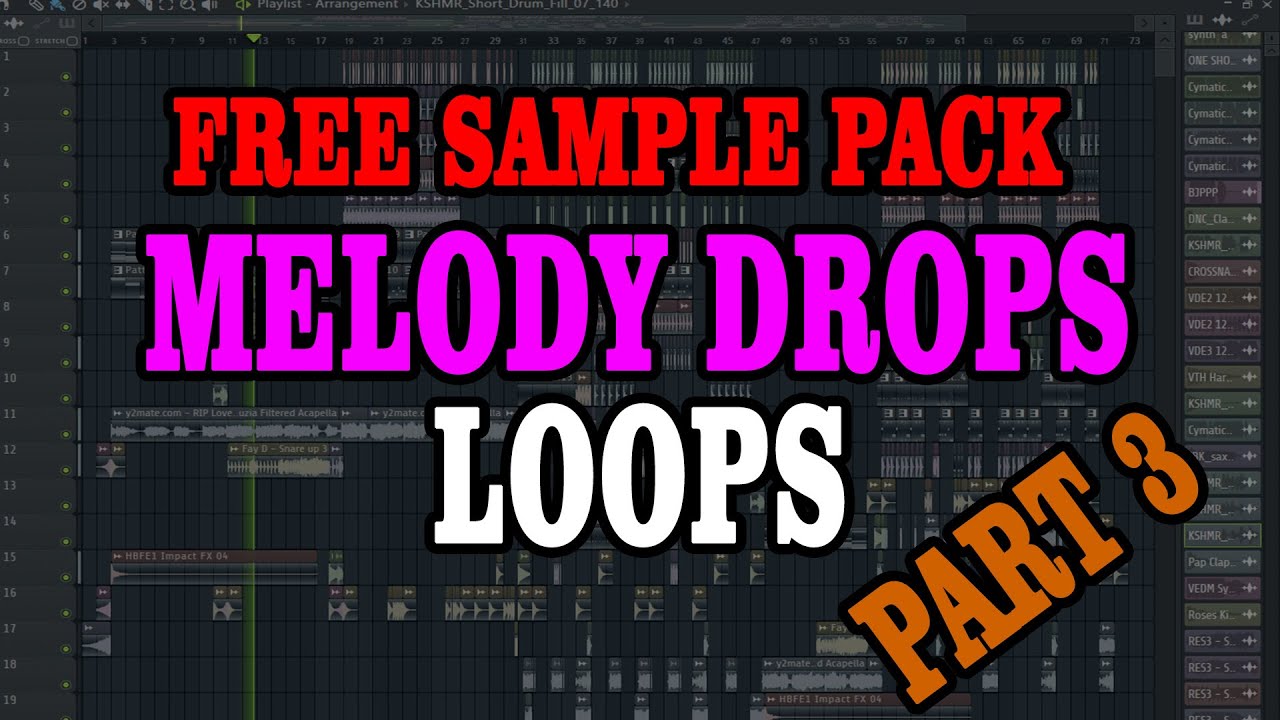 FREE SAMPLE PACK FL STUDIO PART 3 YouTube