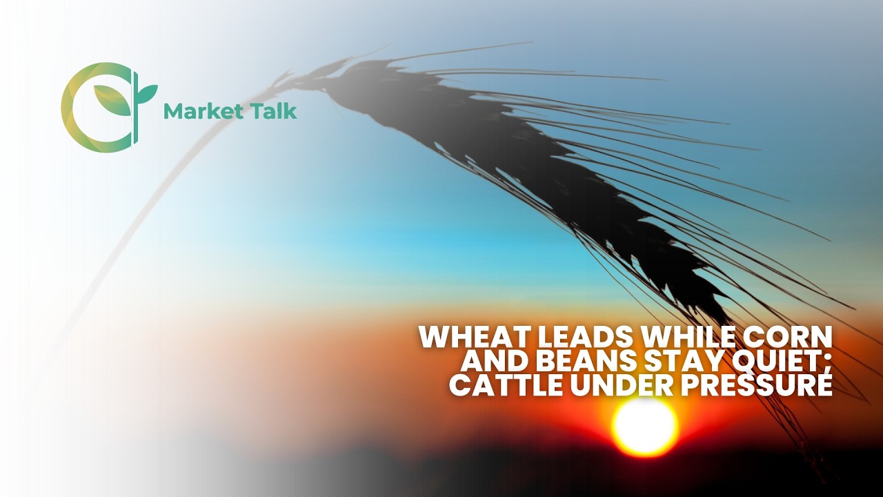 Wheat Leads While Corn and Beans Stay Quiet; Cattle Under Pressure