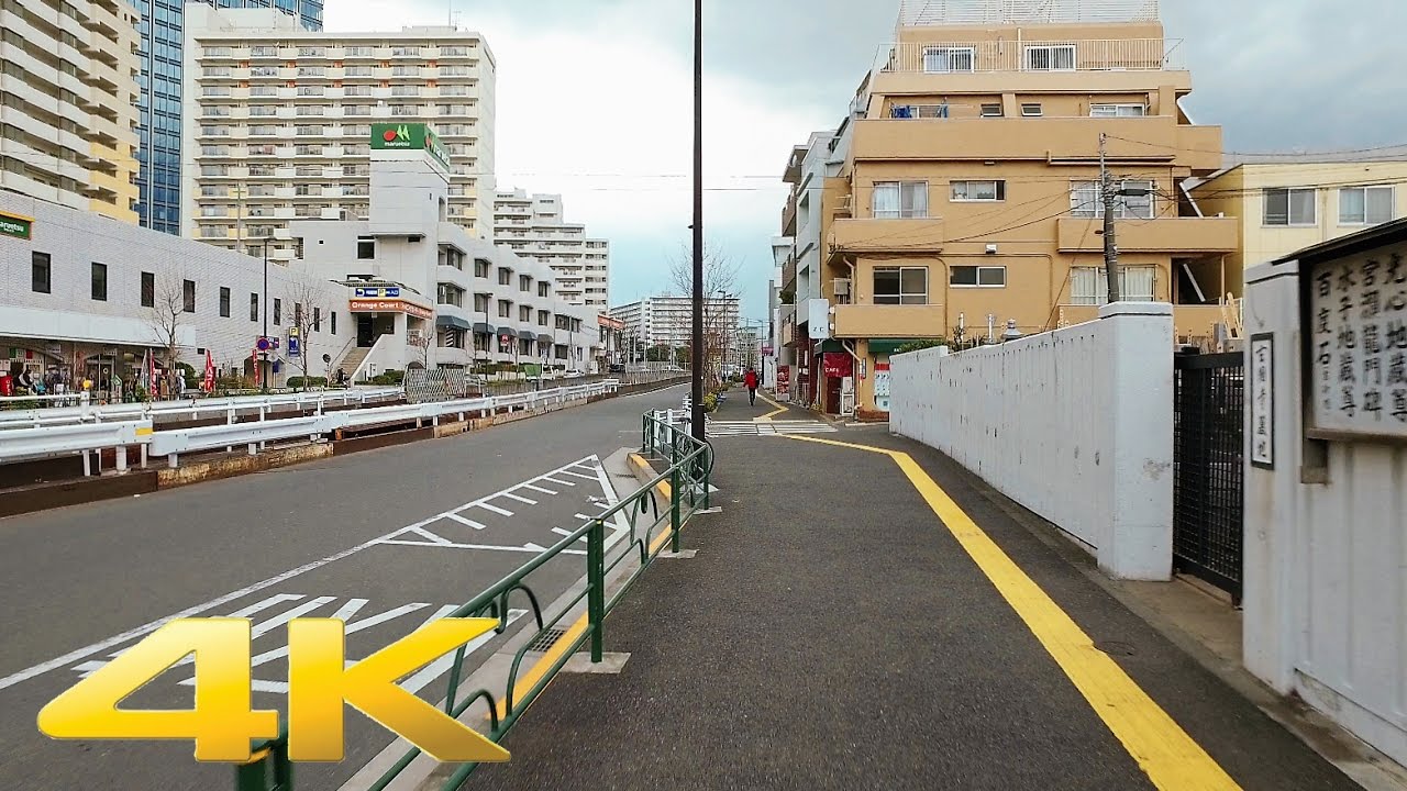 Walking around Nishi-Waseda, Tokyo - Long Take【東京・西早稲田】 4K