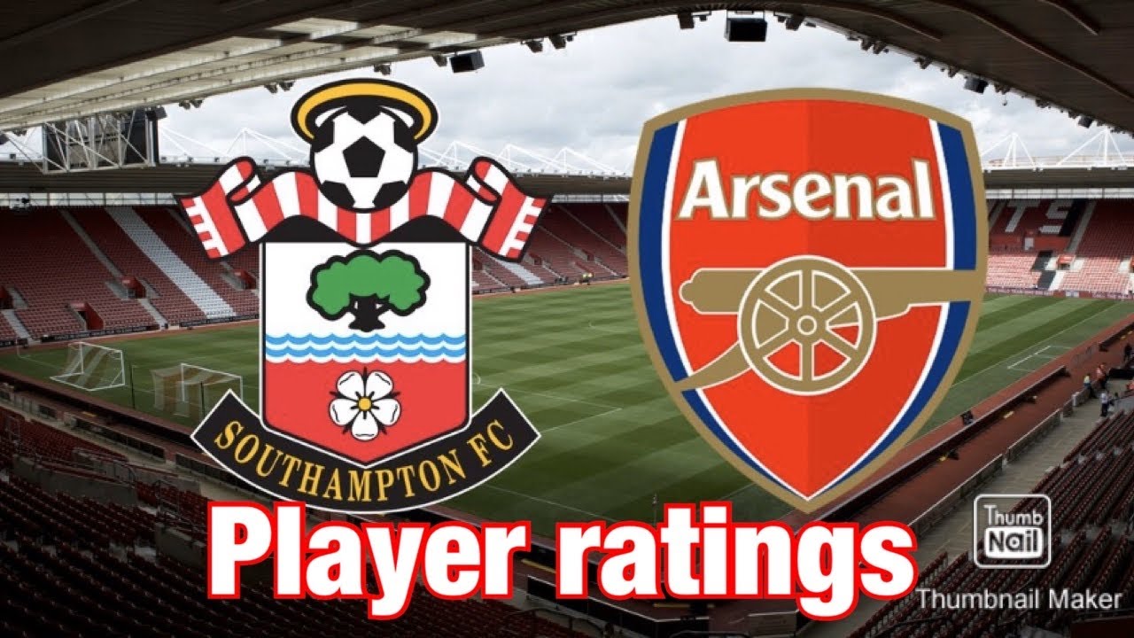 Southampton v Arsenal. Player ratings. - YouTube