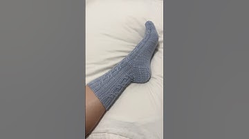 new hand knit socks 😌🧦 pattern is the aran socks by katarzyna górska-lalak! #knitting #fiberarts